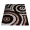 Edge Collections - 8' x 10' - Brown - Geometric Hand-Tufted Shag Area Rug - 1 Piece